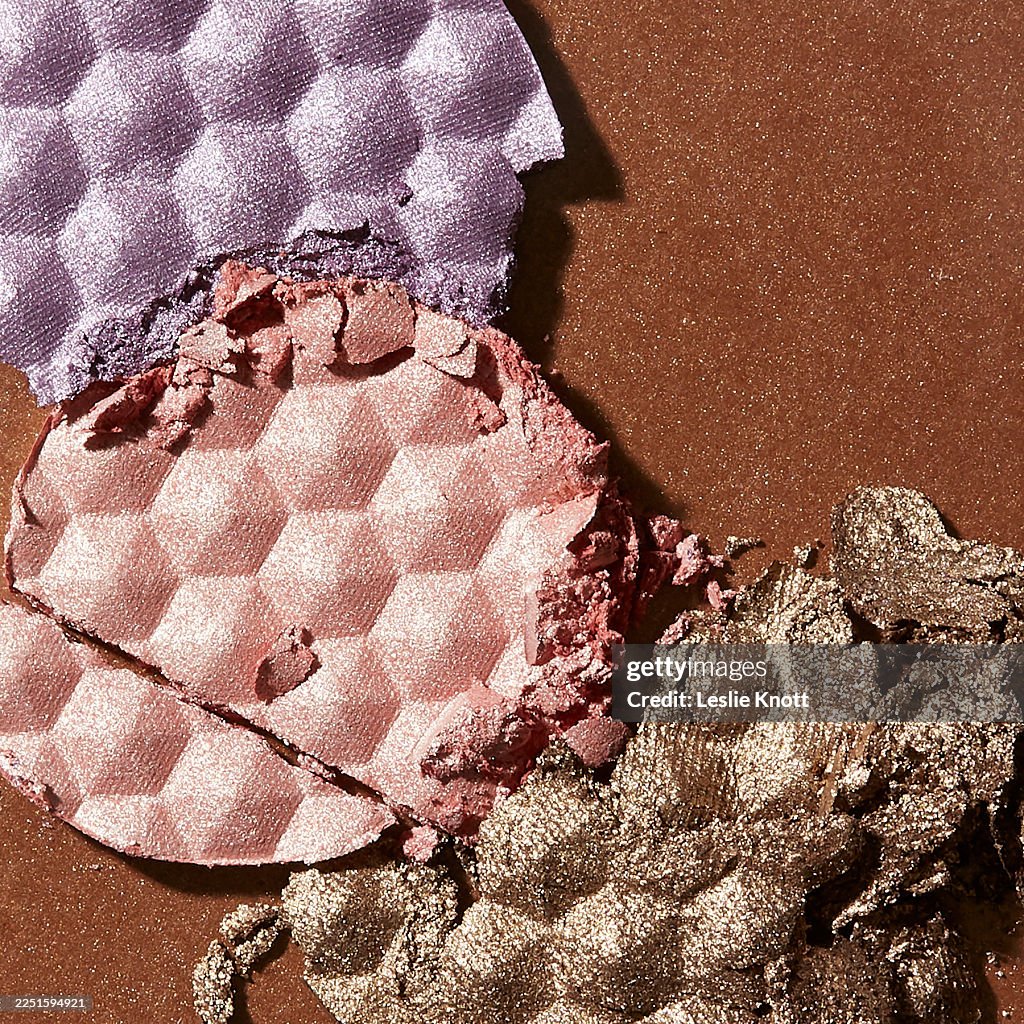 Purple, Pink, Gold Eyeshadow Trio