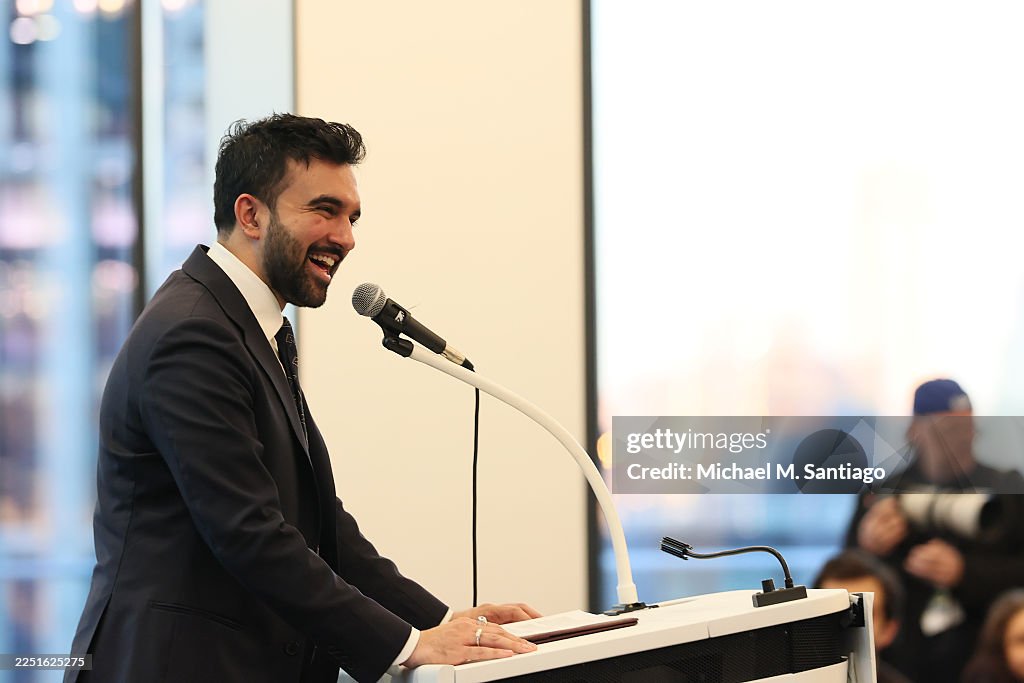 New York Mayor-Elect Zohran Mamdani Speaks To The Press