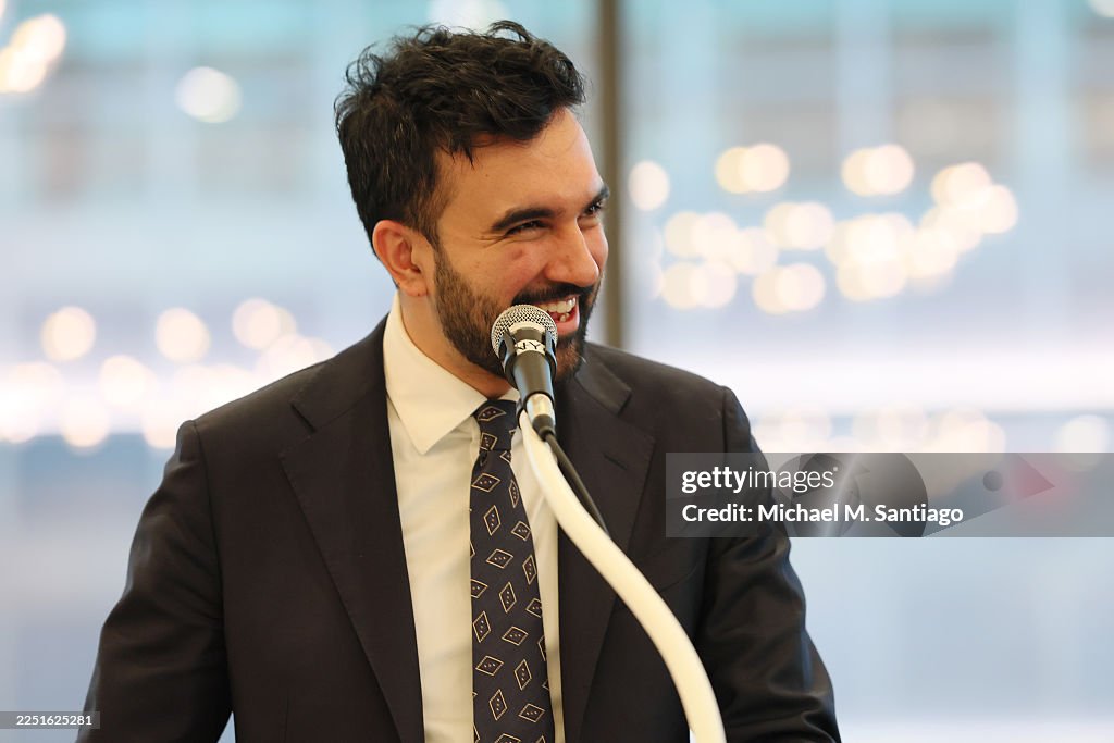 New York Mayor-Elect Zohran Mamdani Speaks To The Press