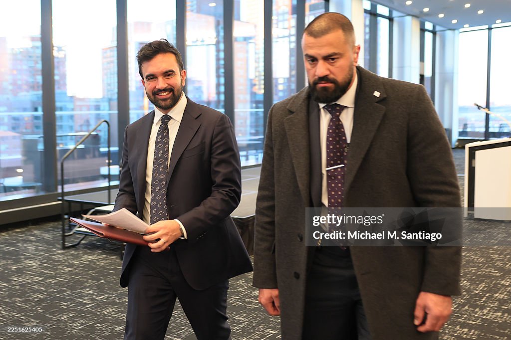 New York Mayor-Elect Zohran Mamdani Speaks To The Press