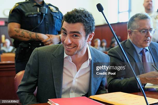 Luigi Mangione appears for a suppression of evidence hearing in the killing of UnitedHealthcare CEO Brian Thompson in Manhattan Criminal Court on...