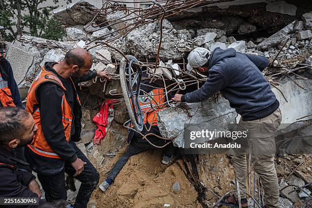 Civil defense teams, in cooperation with the International Committee of the Red Cross continue search and recovery efforts to locate the bodies of...