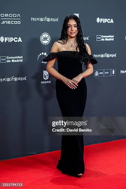 Marta Díaz attends the Jose María Forque Awards at Palacio Municipal de Congresos de Madrid on December 13, 2025 in Madrid, Spain.