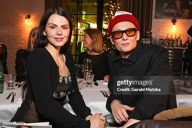 Ruby O. Fee and Matthias Schweighöfer attend the Red Carpet Reception for the launch of The Hollywood Reporter Germany at Grace Hotel Zoo on December...