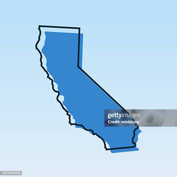 california map - california stock illustrations