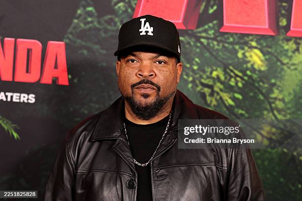 Ice Cube attends the premiere of Columbia Pictures' "Anaconda" at The United Theater on Broadway on December 13, 2025 in Los Angeles, California.