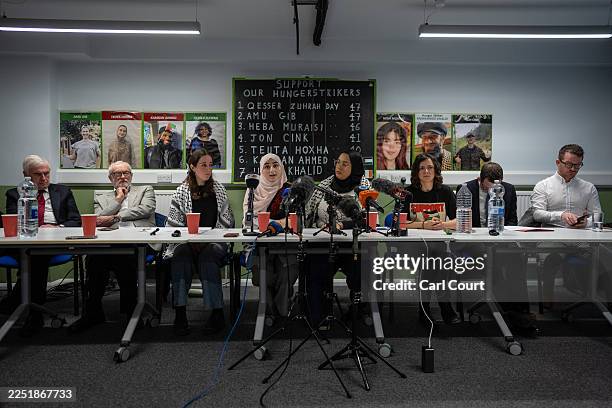 Rahma Hoxha, the sister of Teuta Hoxha who is on hunger strike while being held on remand for offences related to activism on behalf of Palestine...