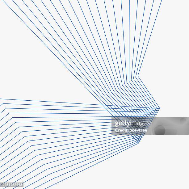 perspective line design element - data bias stock illustrations