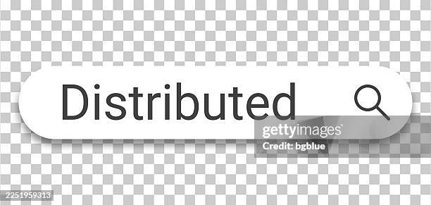 distributed - search bar on transparent background - ddos attack stock illustrations