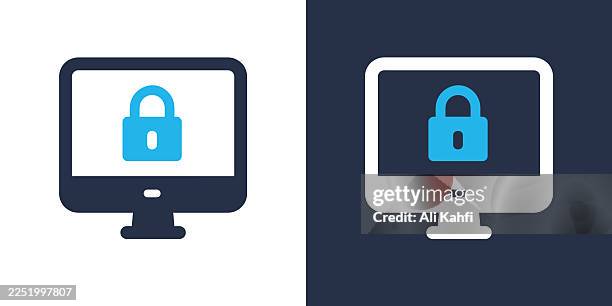 computer security glyph solid icon. solid icon that can be applied anywhere, simple, pixel perfect and modern style. - computer key board stock illustrations