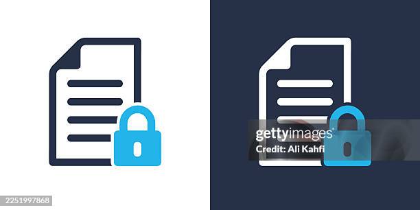 document lock glyph solid icon. solid icon that can be applied anywhere, simple, pixel perfect and modern style. - computer key board stock illustrations