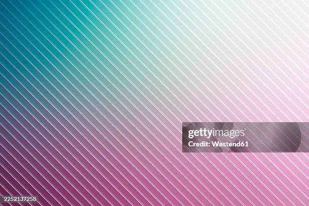 abstract 3d glass panel matrix with green pink gradient and reflections - glass panel stock illustrations