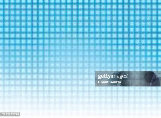 background in blue and white with a texture of small squares - star tile pattern stock illustrations