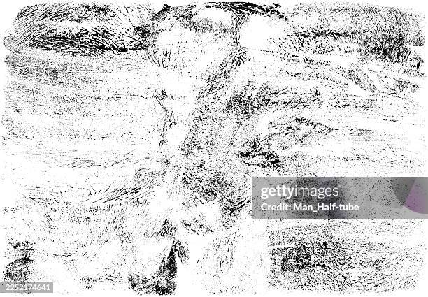 ilustraciones, imágenes clip art, dibujos animados e iconos de stock de deteriorado textura - pantalla de seda