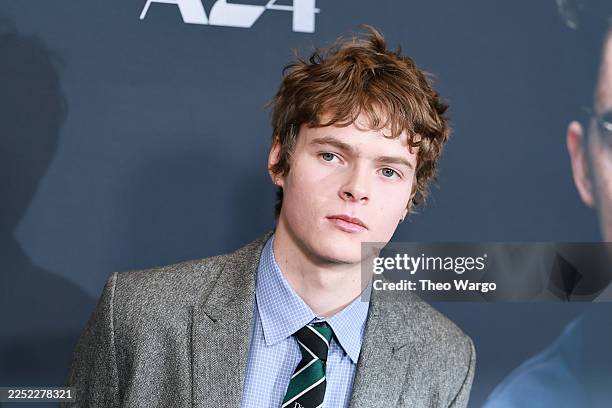 Moses Martin attends A24's "Marty Supreme" New York Premiere on December 16, 2025 in New York City.