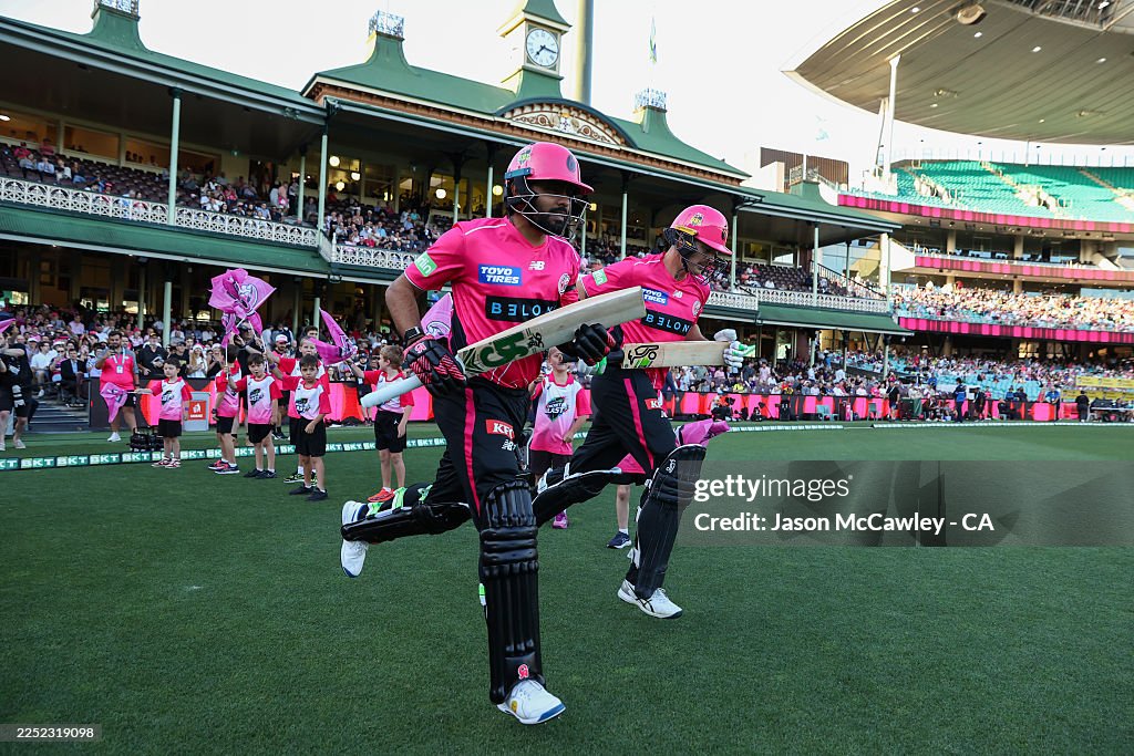 BBL - Sydney Sixers v Adelaide Strikers