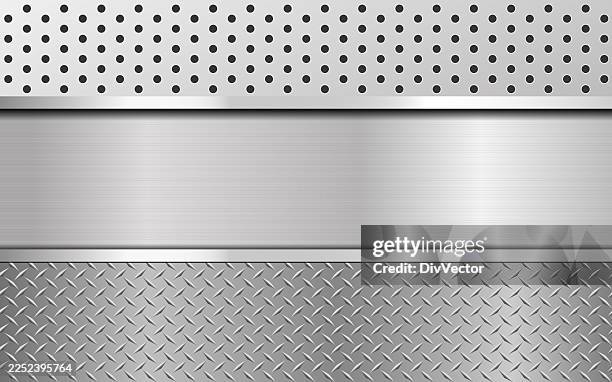 metal background design - steel plate stock illustrations