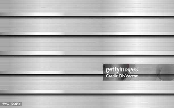 metal sheet background design - metal texture stock illustrations