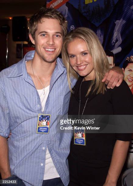 Actors Ryan Browning and Cassidy Rae at the premiere of "Extreme Days" at The Bridge Theater in Los Angeles, Ca. 9/24/01. Photo by Kevin Winter/Getty...