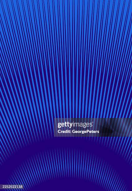 concentric circles and light beams abstract background - energy efficient heating stock illustrations