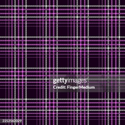 Plaid purple textured vector pattern Plaid purple textured vector pattern
