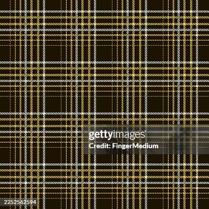 Plaid yellow textured vector pattern Plaid yellow textured vector pattern