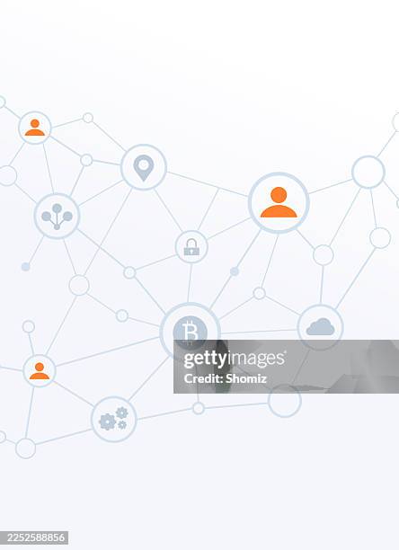 network connection concept - knowledge management system stock illustrations