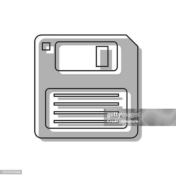save icon - floppy disk stock illustrations