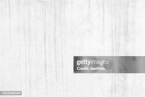 Light gray pastel white plain grayscale blank empty textured weathered cracked plastered peeling off whitewashed dry stained wall horizontal vector backgrounds with dried stains of falling flowing trickling water on surface Light gray pastel white plain grayscale blank empty textured weathered cracked plastered peeling off whitewashed dry stained wall horizontal vector backgrounds with dried stains of falling flowing trickling water on surface
