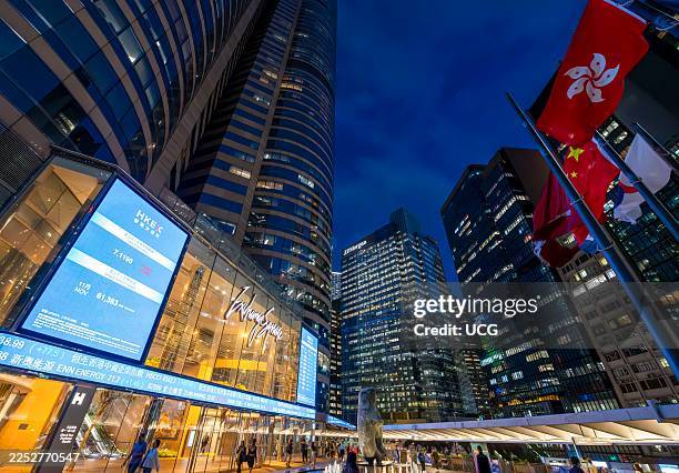 Hong Kong Stock Exchange, Exchange Square, Central financial district, Hong Kong, China.