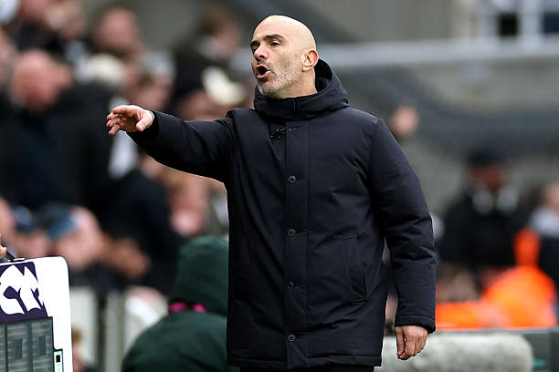 Enzo Maresca, Manager of Chelsea, reacts during the Premier League match between Newcastle United and Chelsea at St James' Park on December 20, 2025...