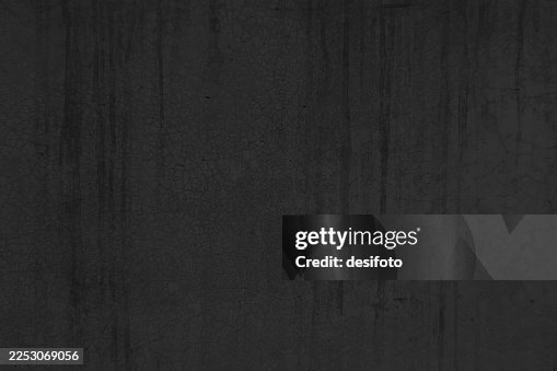 Dark black color gradient plain blank empty textured weathered cracked plastered whitewashed dry stained wall horizontal vector backgrounds with dried stains of falling flowing trickling moving down water or coal tar on road surface Dark black color gradient plain blank empty textured weathered cracked plastered whitewashed dry stained wall horizontal vector backgrounds with dried stains of falling flowing trickling moving down water or coal tar on road surface