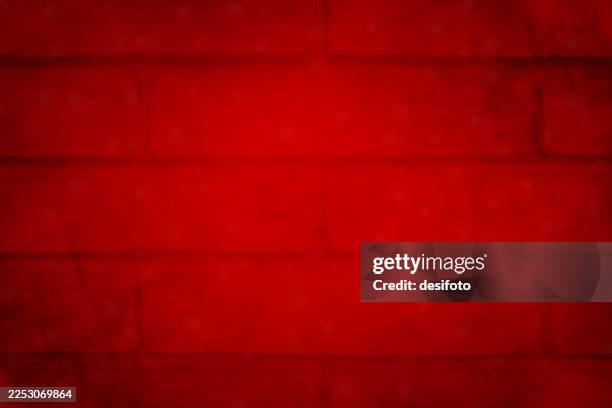 plain blank empty old style vibrant red maroon painted whitewashed brick stone wall with uneven random pattern of bricks or stones on rough vector background for facade building exterior backdrops, posters - solid colour background stock illustrations