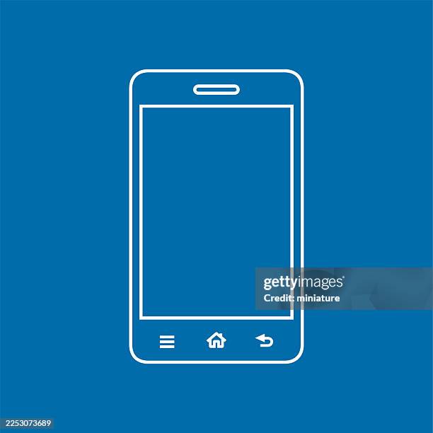 smartphone icon - ipad mockup stock illustrations