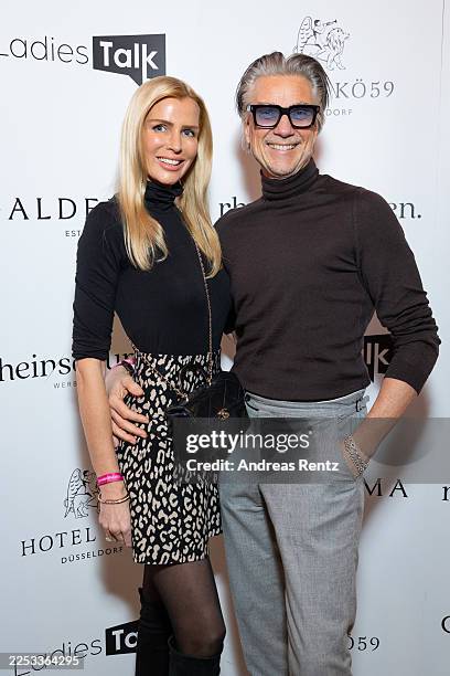 Birte Prange and Paul Prange attend the Ladies Talk - Special X-Mas Party Füchschen Alm "Wir feiern Düsseldorf" at Füchschen Alm on December 22, 2025...