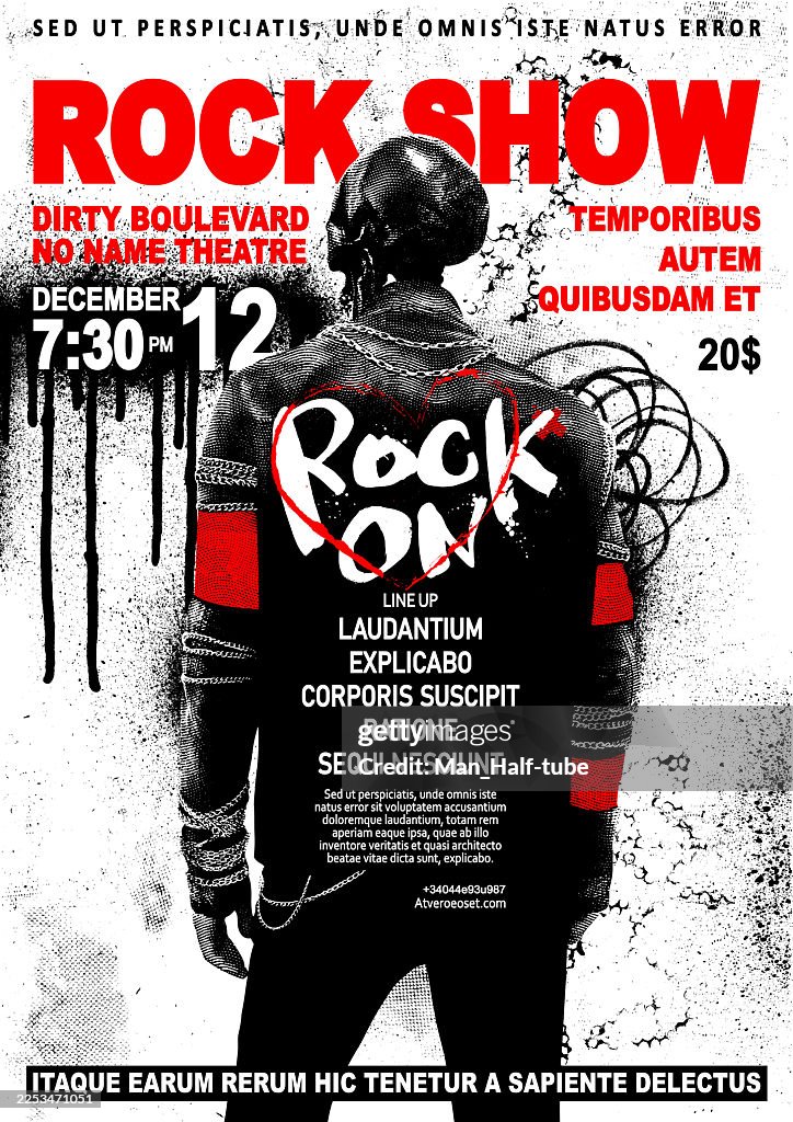 Rock Poster Template