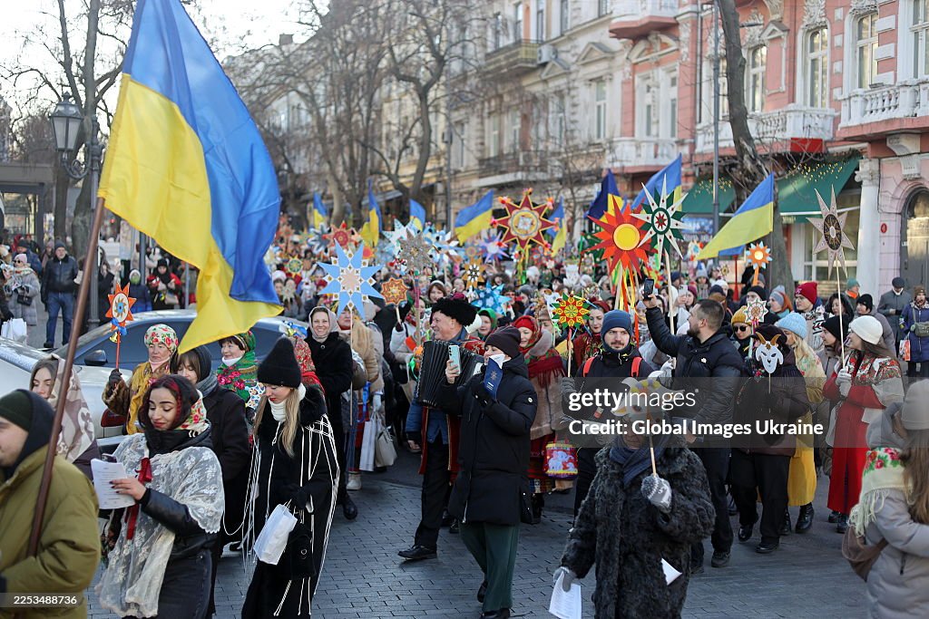Christmas Procession Took Place In Odesa