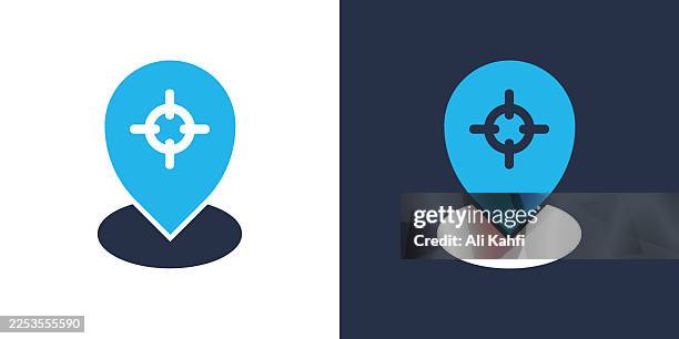 positioning glyph solid icon. solid icon that can be applied anywhere, simple, pixel perfect and modern style. - path icon stroke stock illustrations