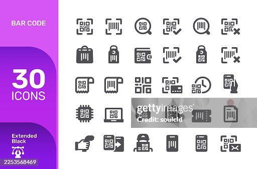 Bar Code Icons Bar Code Icons
