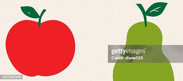 abstract fruit background template - pear stock illustrations