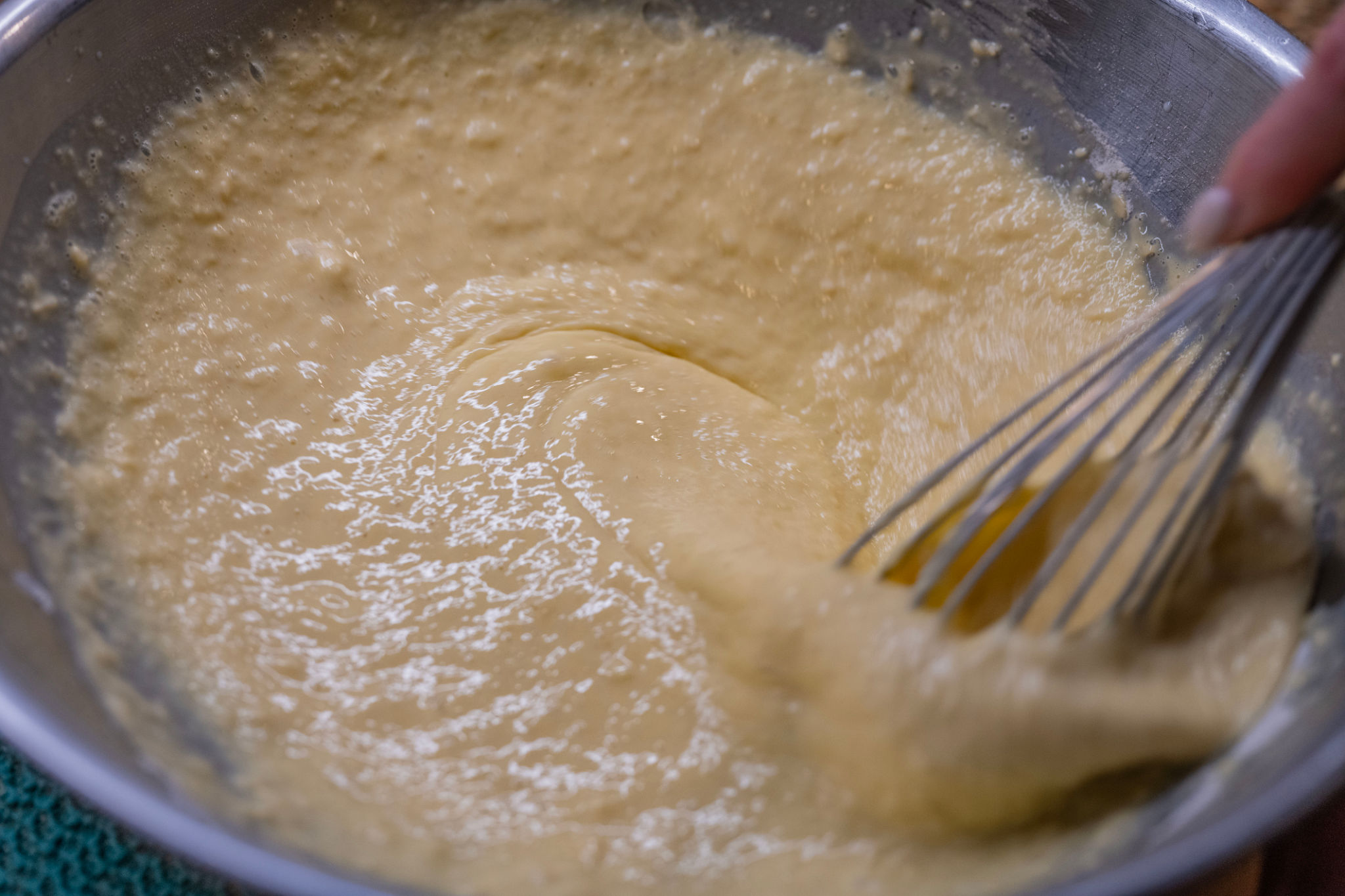 mixing dough kitchen