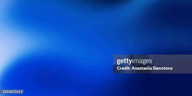 abstract blue gradient creating soft dark background texture - azul real fotografías e imágenes de stock