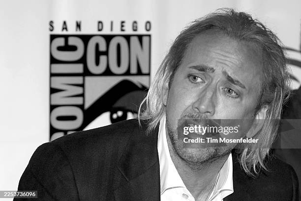 Nicolas Cage attends the Walt Disney Studios Wondercon 2010 Presentation at Moscone Center on April 3, 2010 in San Francisco, California.