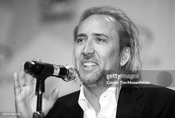 Nicolas Cage attends the Walt Disney Studios Wondercon 2010 Presentation at Moscone Center on April 3, 2010 in San Francisco, California.