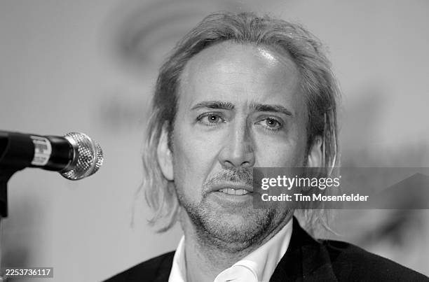 Nicolas Cage attends the Walt Disney Studios Wondercon 2010 Presentation at Moscone Center on April 3, 2010 in San Francisco, California.