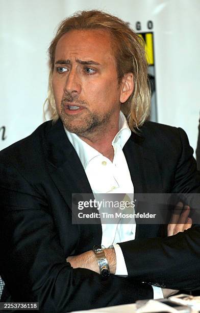 Nicolas Cage attends the Walt Disney Studios Wondercon 2010 Presentation at Moscone Center on April 3, 2010 in San Francisco, California.