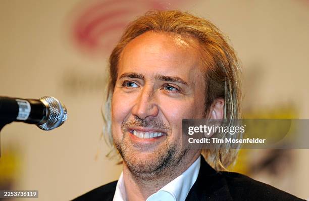 Nicolas Cage attends the Walt Disney Studios Wondercon 2010 Presentation at Moscone Center on April 3, 2010 in San Francisco, California.