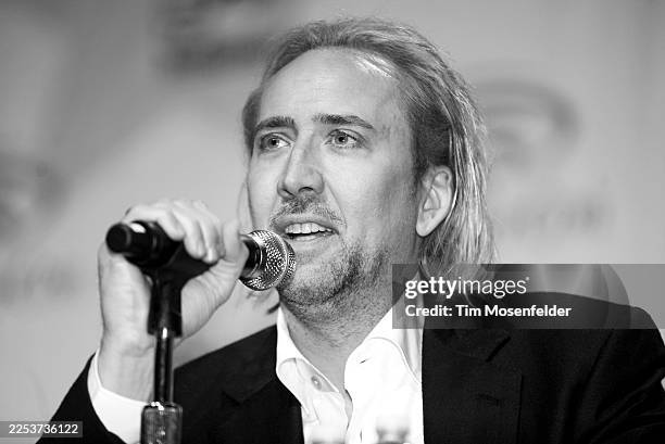 Nicolas Cage attends the Walt Disney Studios Wondercon 2010 Presentation at Moscone Center on April 3, 2010 in San Francisco, California.