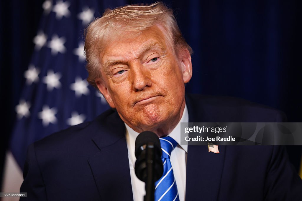 President Donald Trump Hosts Visiting Ukrainian President Zelensky At Mar-a-Lago