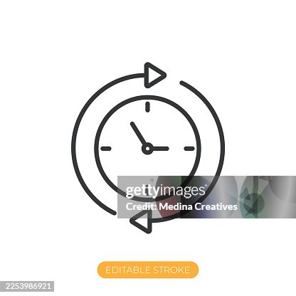 Update icon. Editable stroke thin line icon Update icon. Editable stroke thin line icon
